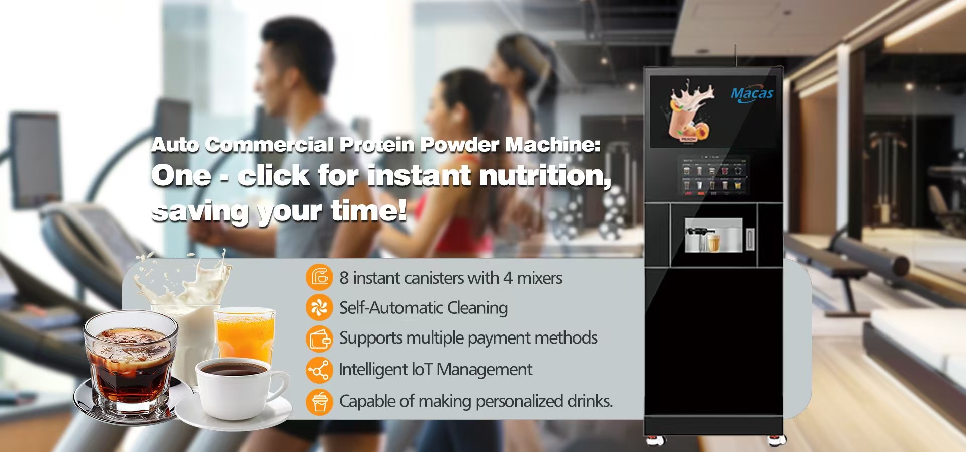 kualitas Mesin penjual kopi komersial pabrik