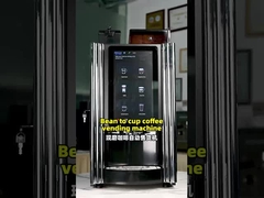 Meja Atas 12 Jenis Minuman Panas Segar Grind 15,6 Inci Touch Screen Mesin kopi