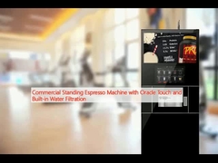 Mesin Espresso Standing komersial dengan Oracle Touch dan Filtrasi Air Terbentuk