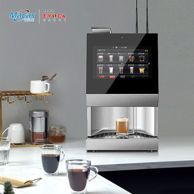 Beli 220VAC Bisnis Mesin Penjual Espresso Kantor Dengan Fungsi IOT pembuatan online