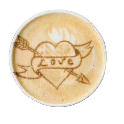 5-15s Mencetak 600dpi Kopi Latte Art Printer Wifi Terkoneksi 1000 cangkir