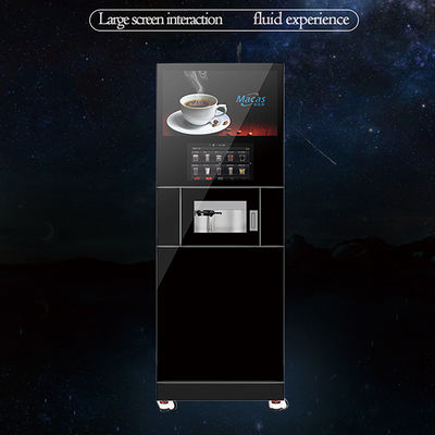 Mesin Jual Kopi Pasokan Lantai berdiri Mesin Kopi Self Serve Mesin Cappuccino