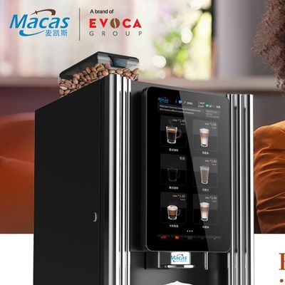 Mesin Jual Kopi Komersial 220V/50-60Hz Dengan Layar Sentuh