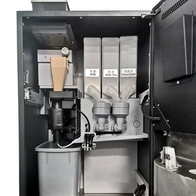 Metal Steel Otomatis Mesin Penjual Cappuccino MDB Protokol