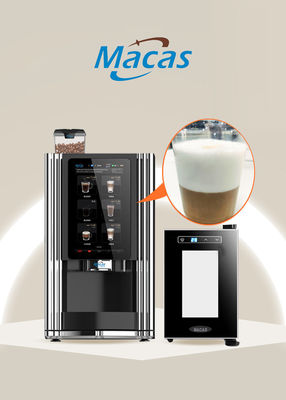 Mesin penjual otomatis susu segar komersial dengan sistem busa uap nol