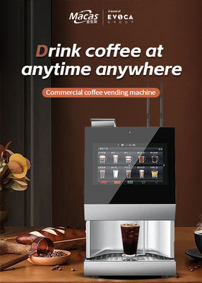 Beli Mesin Jual Kopi Biji Ke Cangkir Komersial Dengan Penggiling Terbina pembuatan online