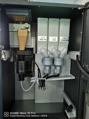 Kontrol jarak jauh dari mesin penjual kopi meja otomatis layar sentuh