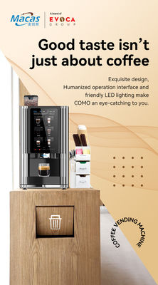 Harga yang bagus Mesin penjual kopi komersial layar sentuh untuk Cappuccino Latte Mocha on line