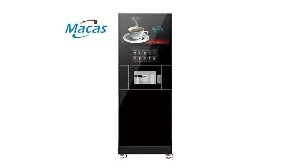 Wifi didukung lantai berdiri mesin kopi dengan pompa magnetik 1,5 kali / tahun tingkat kegagalan