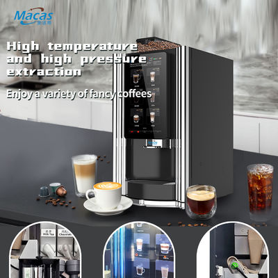 15.6inch layar sentuh Kacang Untuk Cup Mesin Jual Kopi Untuk Bangunan Kantor