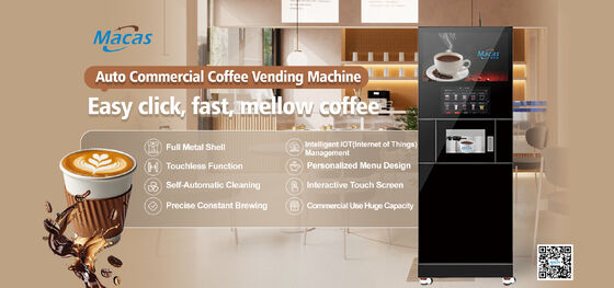 Harga yang bagus Commercial Auto Floor Standing Espresso Coffee Machine with Adjustable Strength Levels and Auto-Cleaning Feature on line