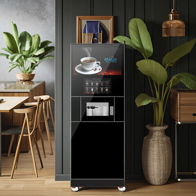 Harga yang bagus EVOACAS LE Komersial Kelas Stainless Steel hemat energi mesin penjual otomatis Espresso Mesin pembuat kopi panas / dingin on line