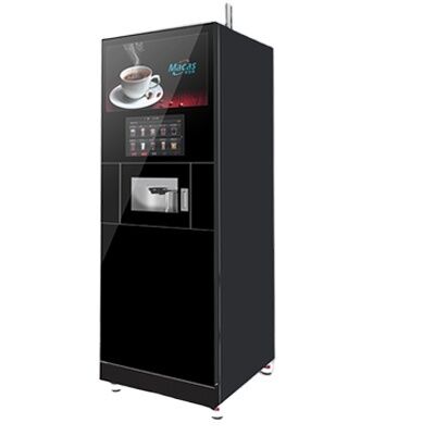 Harga yang bagus MACAS MACES7C-300-90-00 Mesin Jual Kopi Espresso Auto dengan Hot / Cold QR & Pembayaran Tunai 220VAC 2200W Garansi 1 Tahun on line